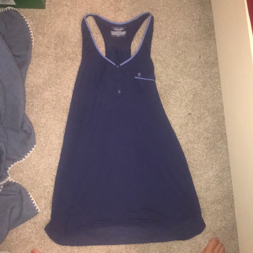 NEW Victoria Secret Navy Nightgown